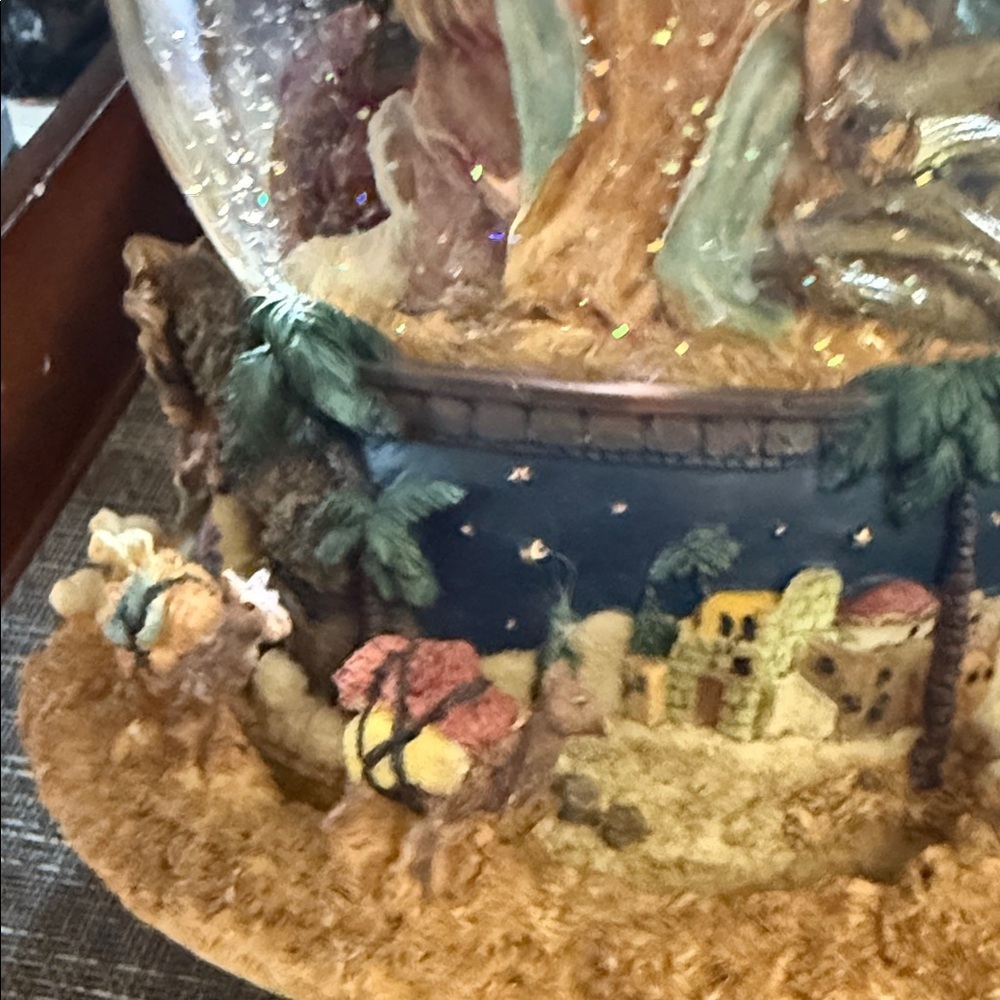 Nativity Christmas Scene 8” Snow Globe - Picture 8 of 13